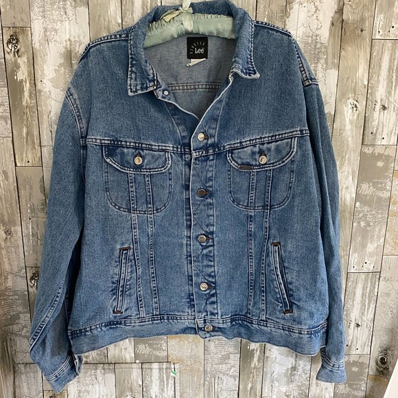 Lee Other - VTG Lee riveted denim jacket XXL